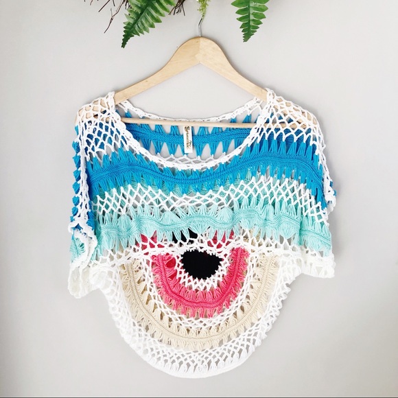 Shoreline Tops - Boho Crochet Festival Top